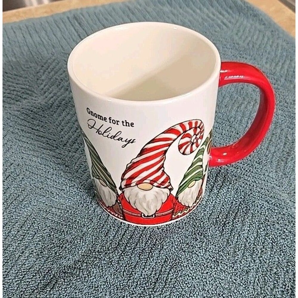 Christmas Gnome Coffee/Tea Mug Ceramic Gnome For The Holidays